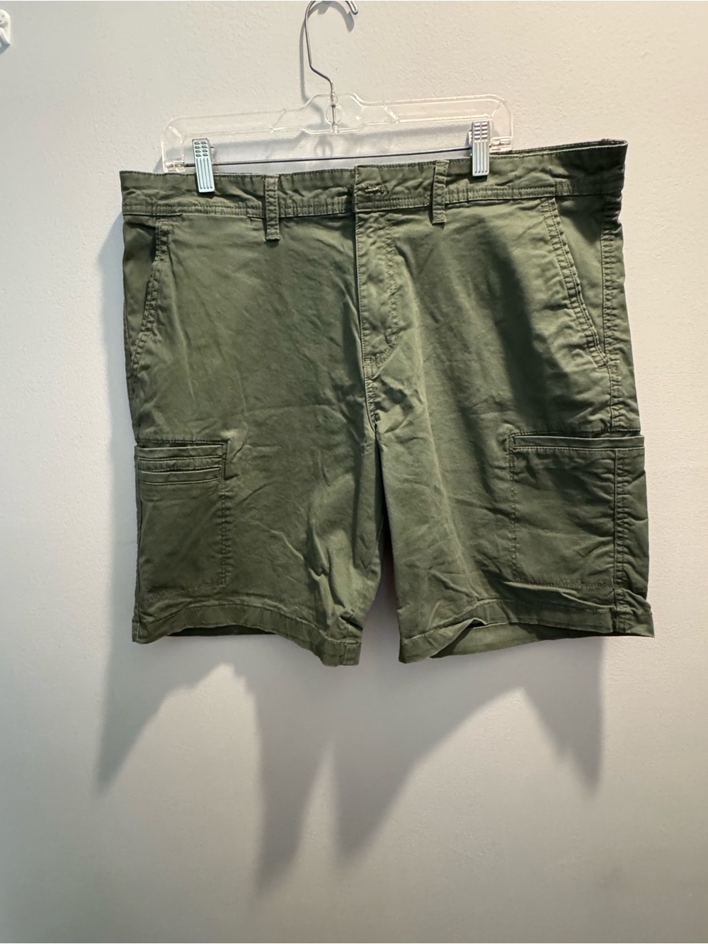 Weatherproof Olive Green Cargo Shorts for Men sz 38W